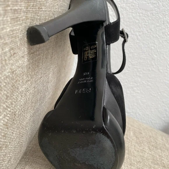 FENDI Stiletto Heels with platform black pumps